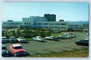 Seattle Washington Postcard Children Orthopedic Hospital Building Parking c1960