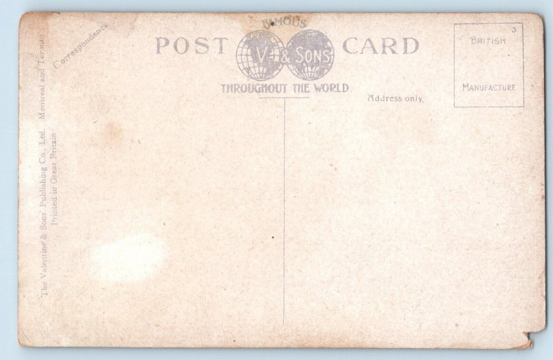 Vancouver BC Canada Postcard Carnegie Library Dawson Block Corner Main c1910