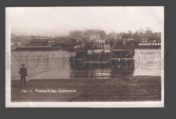 091496 UK Floating Bridge Southampton Vintage PC