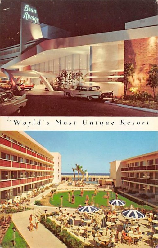 Beau Rivage Resort Motel World's Most Unique Resort Miami Beach FL