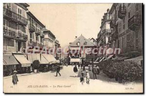 Postcard Old Aix Les Bains Place Carnot