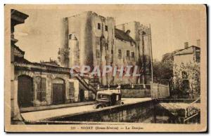 Niort Old Postcard The dungeon