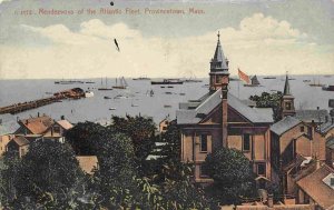 US Navy Atlantic Fleet Rendezvous Provincetown Massachusetts 1910c postcard