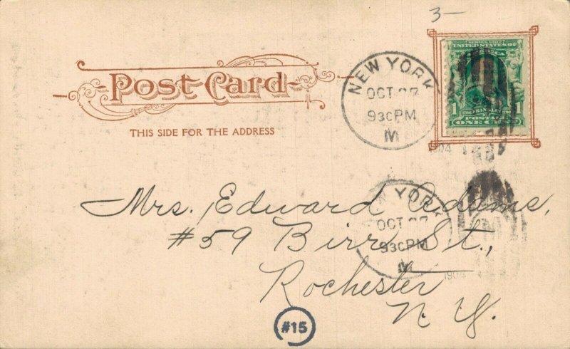 USA New York City Hotel Netherland Vintage Postcard 08.43 