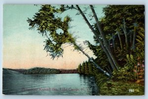 Lake George New York NY Postcard Picturesque Kattskill Bay c1910 Vintage Antique