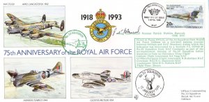 Wing Commander Patrick Hancock RAF 1993 Filton Squadron Hand Signed FDC