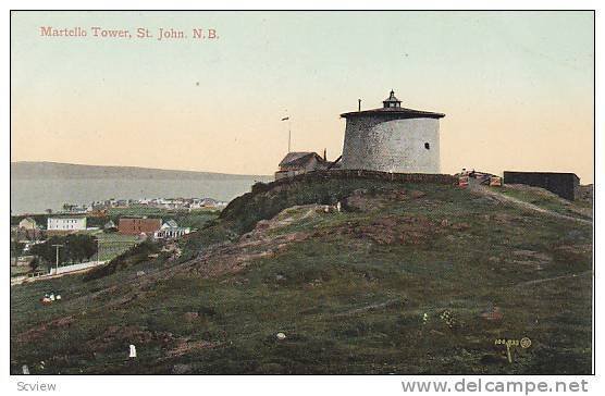 Martello Tower, St. John, New Brunswick, Canada, 1900-1910s