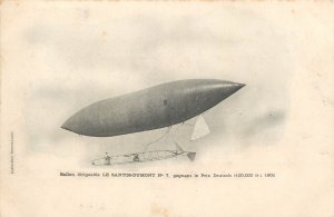 Aviation airship Zeppelin Santos-Dumont Deutsch Prize winner 1901