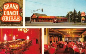 MAPLE SHADE, New Jersey NJ ~ GRAND COACH GRILLE Restaurant~Bar ROADSIDE Postcard