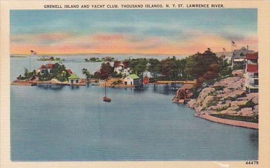 New York Thousand Islands Grenell Island and Yacht Club Saint Lawrence River