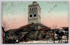 Lynn MA High Rock 1908 Massachusetts Postcard D40