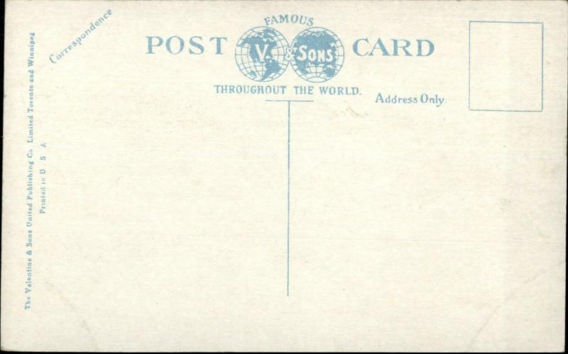 Cornwall Canal Ontario Locks Ship 108501 c1920 Postcard