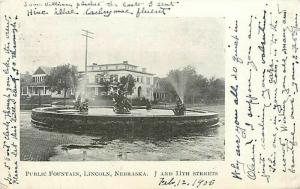 NE, Lincoln, Nebraska, Public Fountain, J & 11th Streets