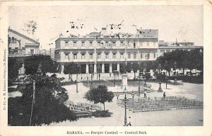 Parque Central Central Park Havana Cuba Postcard