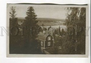 485433 Sweden Ludvika view from People's Park Vintage postcard