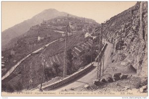 LA TURBIE, Alpes Maritimes, France; Vue generale (cote Nord) et la Tele de Ch...