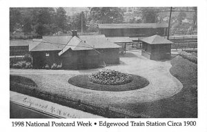 1998 National  Week Edgewood Train Station Circa 1900  