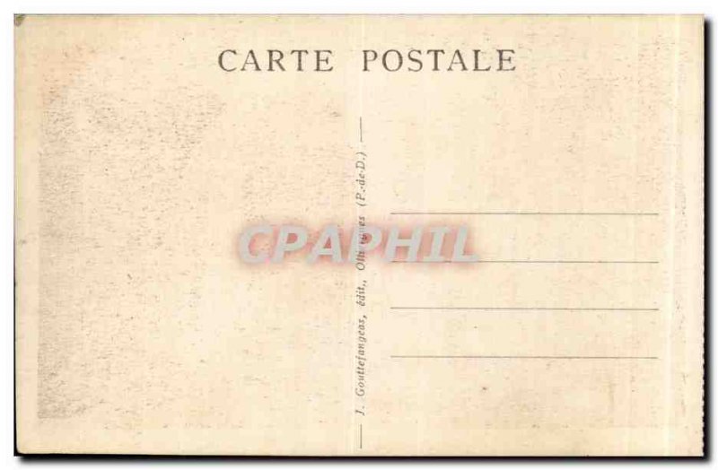 Old Postcard Bourboule Cascade Verniere