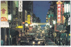 Grant Avenue , Chinatown , San Franciscop , California , PU-1990
