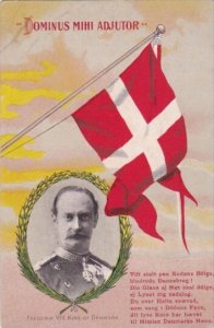 Frederick VIII King Of Denmark With Flag