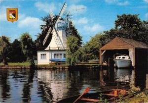 BT1274 norfolk windmill mill moulin a vent uk ship bateaux