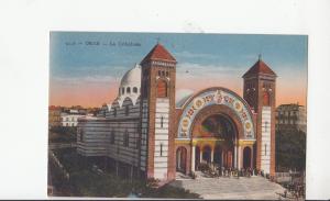 B80123 la cathedrale    oran  algeria   front/back image