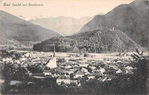 Bad Ischl Austria Dachstein Birds Eye View Antique Postcard J75477