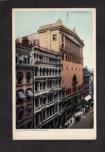 MA View Tremont Temple Boston Massachusetts Postcard