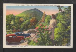 Mount Pisgah,Parking Area,NC Postcard 