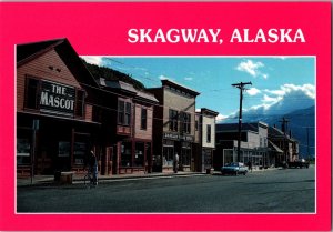Continental Postcard The Mascot Building Skagway, Alaska CE17