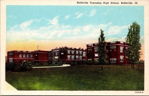 Belleville Township High School Belleville IL Postcard PC28