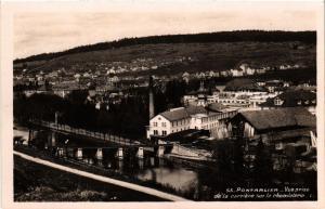 CPA PONTARLIER - Vue prise de la carriere sur la chocolaterie (486790)