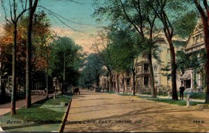 Indiana Fort Wayne Berry Street WEst From Maiden Lane 1912