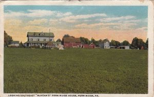 Postcard Looking Southeast McKean's Fern Ridge House Fern Ridge PA