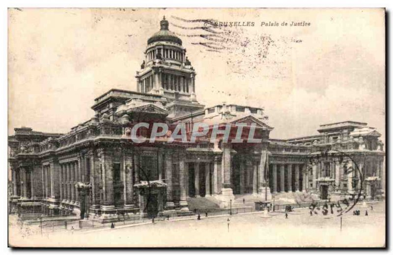 Old Postcard Brussels Courthouse