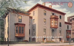 Cardinal Gibbon's Residence in Baltimore, Maryland