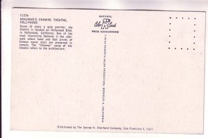 Grauman's Chinese Theatre,  Hollywood, Los Angeles, California,