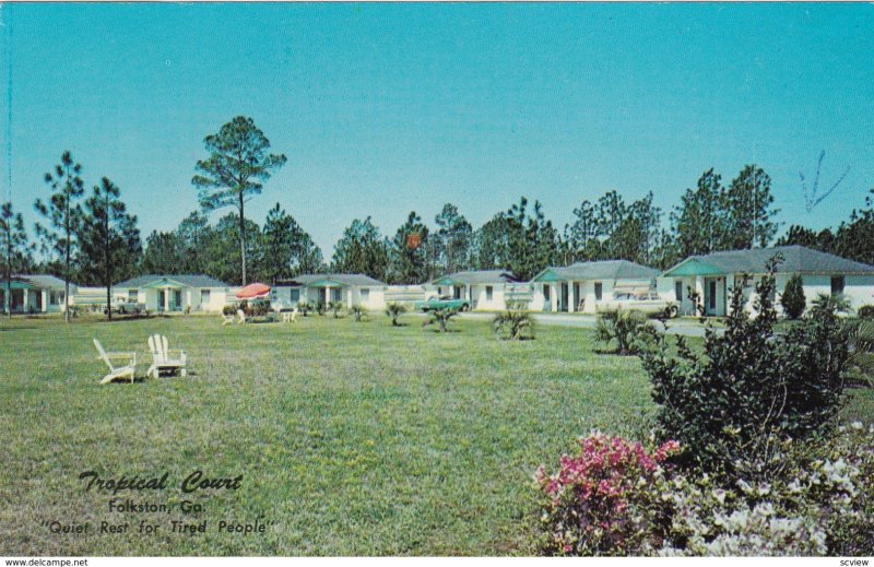 FOLKSTON, Georgia, PU-1968; Tropical Court