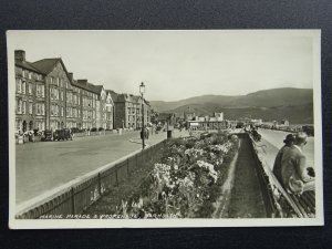 Wales BARMOUTH Marine Parade & Promenade - Old RP Postcard