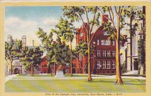 View Of The Campus Yale University New Haven Connecticut 1948