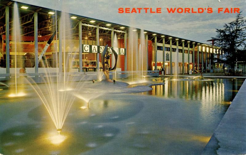 WA - Seattle, 1962. Seattle World's Fair (Century 21 Exposition). Canadian Ex...