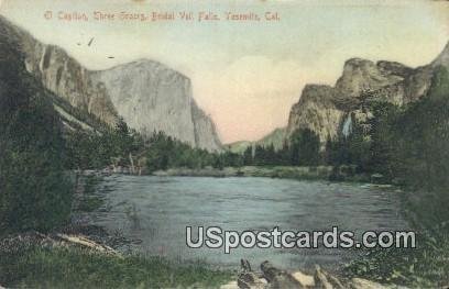 El Capitan, Three Graces, Bridal Veil Falls - Yosemite, CA