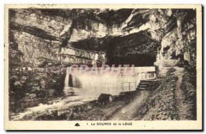 Old Postcard The Source of the Loue