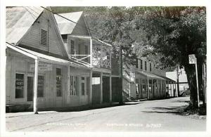 CA, Downieville, California, Street Scene RPPC, Eastman's Studio No. B-7907