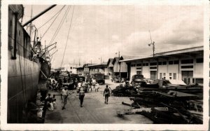 Cameroon Douala Port Authority of Douala Vintage RPPC 08.56