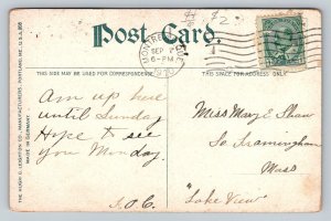 1910  Montreal  St. James Street   Canada  Postcard