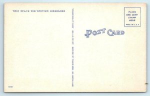 OCEAN PARK, Old Orchard Beach ME ~ MEMORIAL LIBRARY c1940s York County Postcard