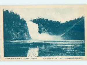 Pre-Chrome WATERFALL SCENE Montmorency Falls - Near Quebec City Quebec QC AG4361