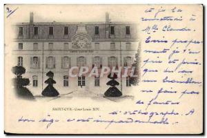 Saint Cyr Old Postcard Court of Louis XIV