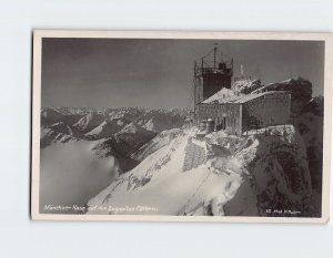 Postcard Münchner Haus auf der Zugspitze, Garmisch-Partenkirchen, Germany